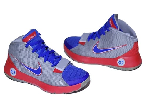 Nike KD TREY 5 III Zoom Gray Blue Red 