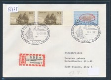 E5675) Carta Reco 1983, RZ 24 Lübeck-Travemünde 1c, SST Windjammer Cutty Sark...