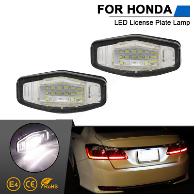 2X LED Kennzeichenbeleuchtung für Honda Civic VIII Accord VII Legend III | Acura