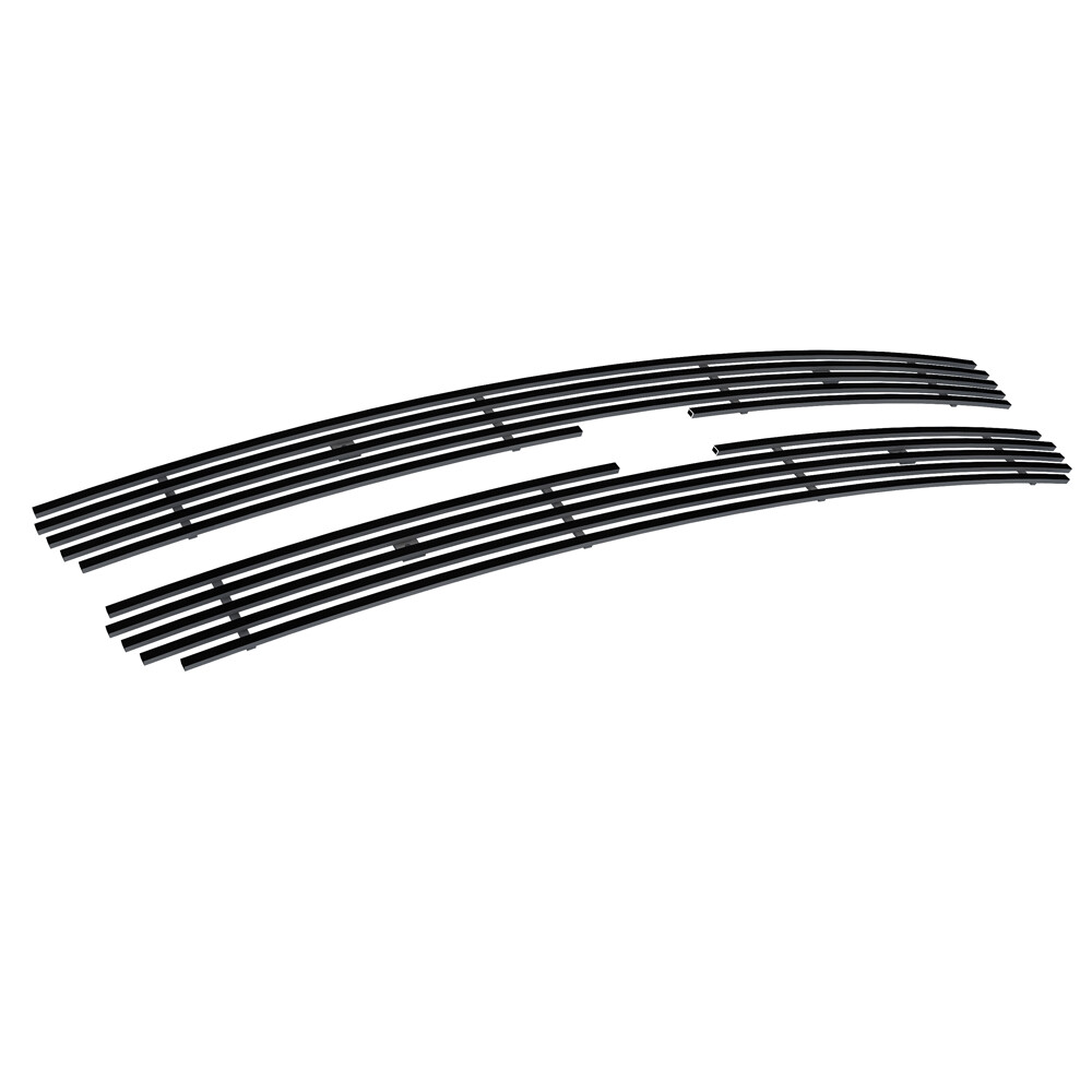 Fits 1999-2002 Chevy Silverado 1500/2500 Upper Black Billet Grille Grill Insert