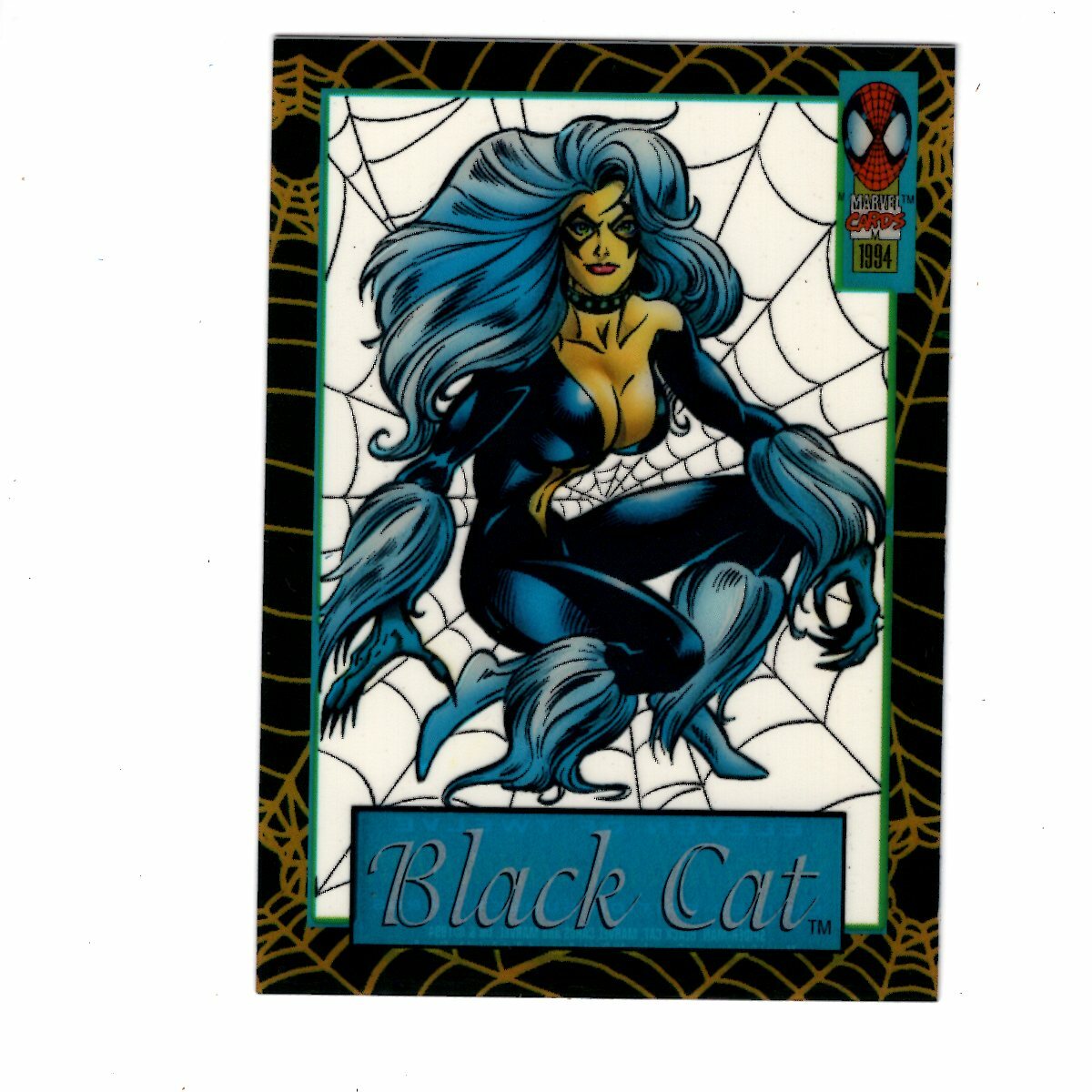 1994 Marvel Fleer Suspended Animation Black Cat Acetate Insert