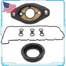 Camshaft Adjuster Eccentric Shaft Seal w/ Valve Cover Gasket for 11127552280 N52