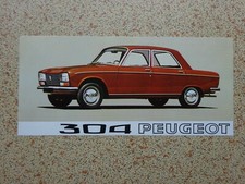  PEUGEOT 304 - ORIGINAL CAR SALES ITEM - from 1969 - SEE PHOTOS.