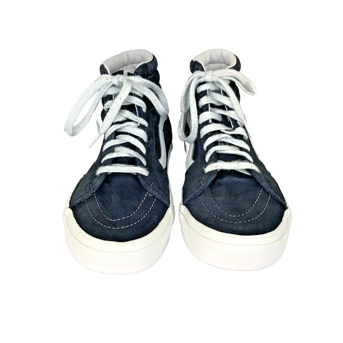 VANS Sk8-Hi Dark Blue Mens Size 10.5, Womens 12 w/Heiq Eco Dry Vans Skate Sk8 High Navy/White - Orchard Skateshop main image 3