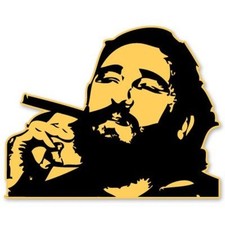 Fidel Castro Car Vinyl Sticker - SELECT SIZE
