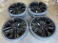 26 Inch Black Wheels Fits Ford F150 Expedition Bronco 6x135 With Tires And Tpms