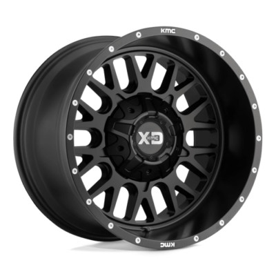 KMC xD842 Snare Satin Black Wheels: 20x9, 5x127/5x139.7/5x5.0/5x5.5, 0 mm