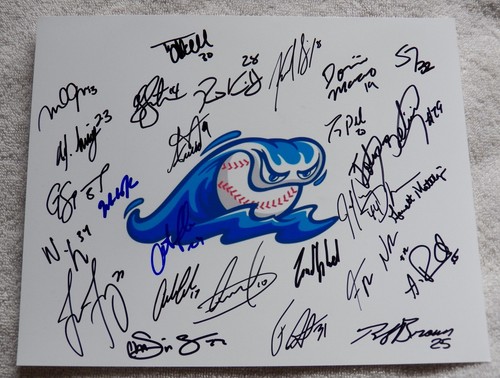 2015 MWL Champions West Michigan Whitecaps Team Signed Photo Christin Stewart