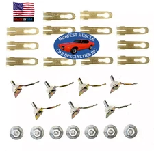 NOS Vinyl Soft Top Molding Body Trim Clip Kit For 71-74 Dodge Charger B23