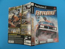 PLAYSTATION 2 FLATOUT ORIGINAL COVER ARTWORK **NO GAME INCLUDED*