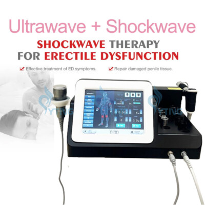 2 in 1 ultraShock Wave Therapy Equipment Shock Wave Machine ED Massager