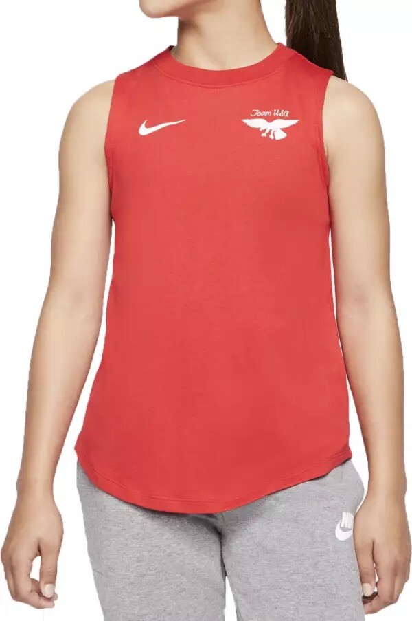 NWT Nike Team USA Tank Top Girls Small 2020 Summer Olympics Eagle
