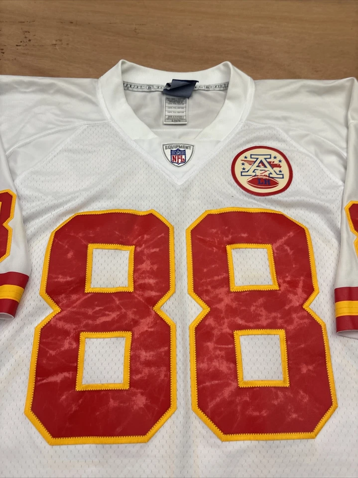 锐步头盔标签堪萨斯城酋长队托尼·冈萨雷斯缝制球衣。 超级罕见! — 第 4/4 张图片