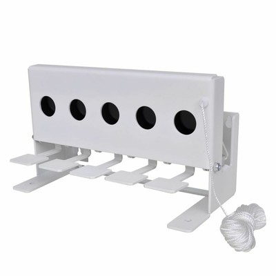 5 Hole Biathlon Knockdown Target With Reset Cord 8718475916659 Ebay