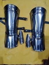Medieval Pair of Arm bracers fantasy warrior LARP steel brace Cosplay costume
