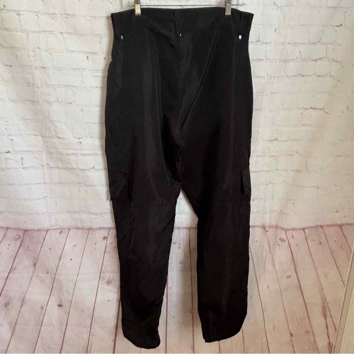 Pantalones Pretty Little Thing De Cargo Con Bolsillos - Negro