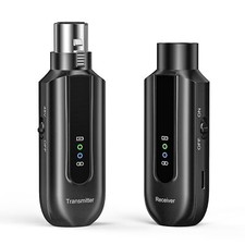 Mikrofon Sender Empfänger 2.4G Kabelloses Funkmikrofon-Adapter für Dynamisch...