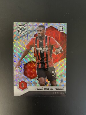 PANINI MOSAIC SERIE A 21/22 FODE BALLO TOURE SILVER MOSAIC AC MILAN ROOKIE CARD