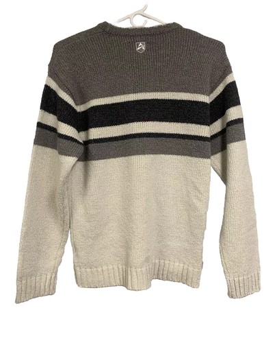 Suéter Tejido AVIREX Adulto 2XL Vintage Años 90’s Y2K Lana Mezcla Pullover Cuello Redondo - Imagen 7 de 13