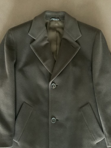 Hugo Boss Men's Wool Coat 42R Mahogany 