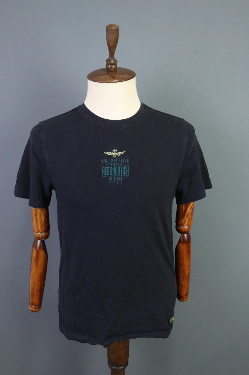 Aeronautica Militare Blue Short Sleeve T-Shirt Size M