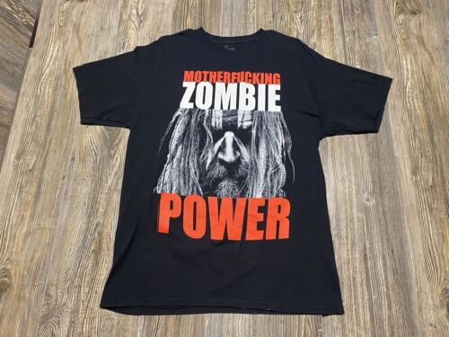 ROB ZOMBIE cd lgo BLACK HOLE Official SHIRT XL New venomous rat  regeneration OOP