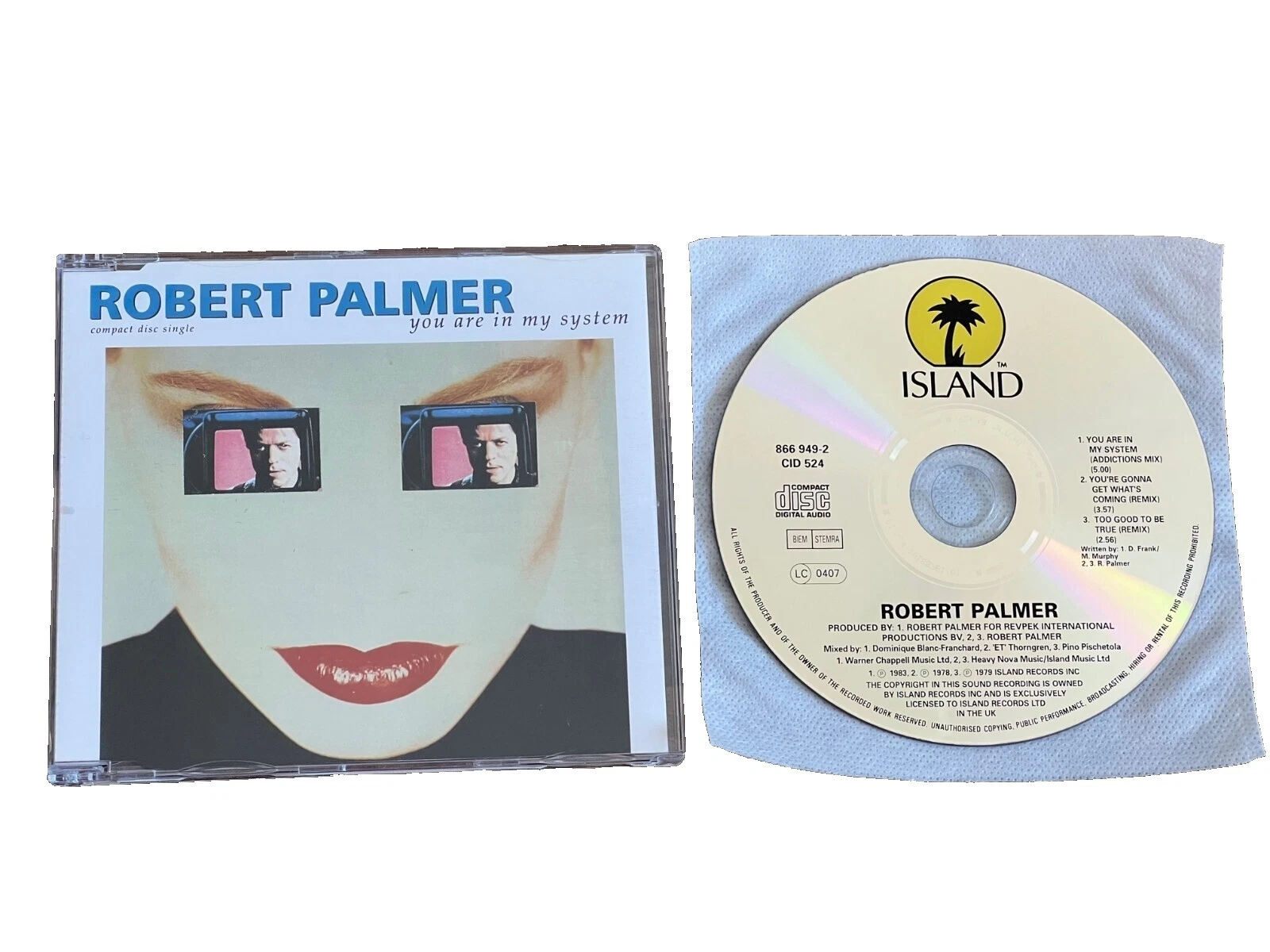CD de música de un solo Robert Palmer