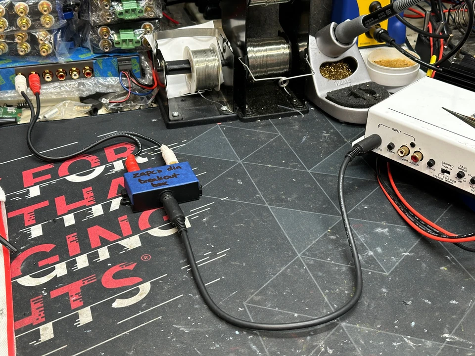 Male DIN cable For Zapco Symbilink Amplifiers & Signal Processors Balanced SLDIN - Image 2 of 4