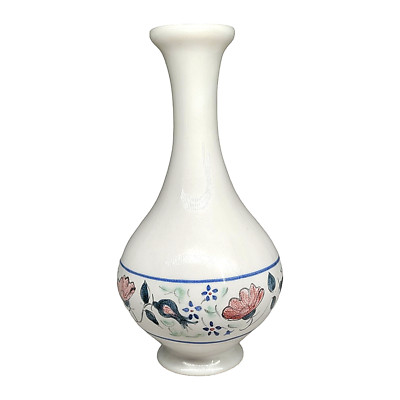 Vintage Buchan Scottish Stoneware Blue Green Floral Ceramic Bud Vase 333 46
