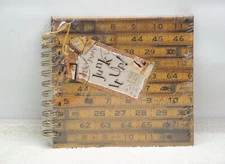 NEW K & COMPANY LIFE’S JOURNEY JUNK IT UP! 6 X 6” RULER RING BOUND BOOK #536432