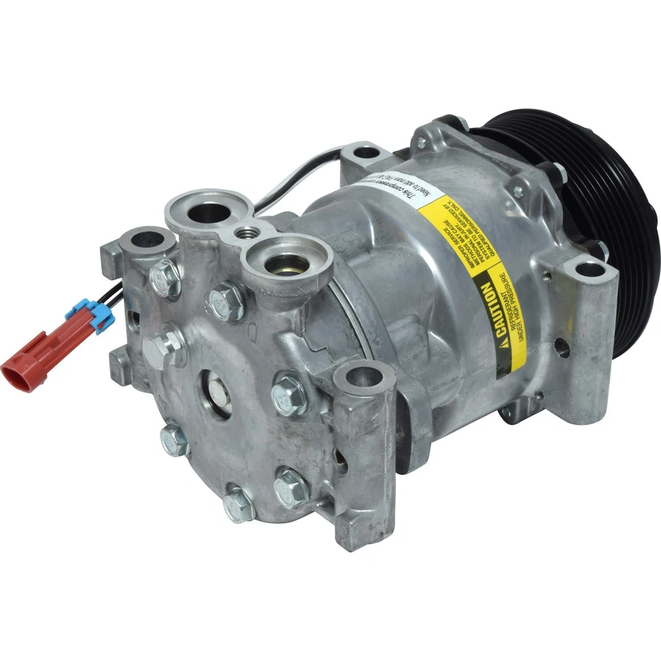 Compresor de aire acondicionado turboalimentado UAC para GMC C7500 2003-2009 7,8 L L L6 Foto 2 de 4
