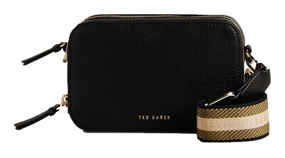 Ted Baker Stunna Mini Webbing Crossbody Bag Umhängetasche Tasche Black