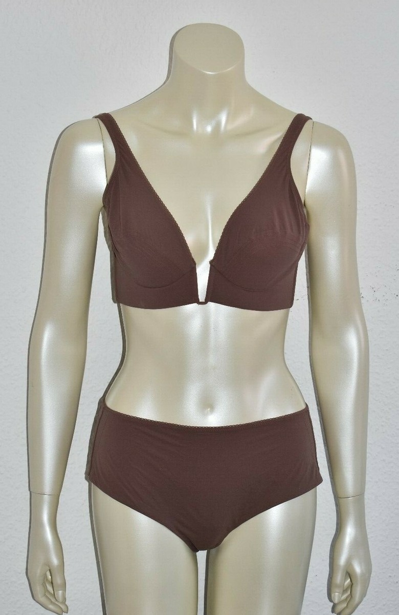 Ensemble Lingerie La Perla What Else - Soutien-gorge Et Slip Marron, Polyamide/élasthanne