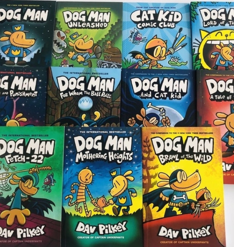 Dog Man Series 14 books Hardcover Set dogman Children's Collection by Dav  Pilkey