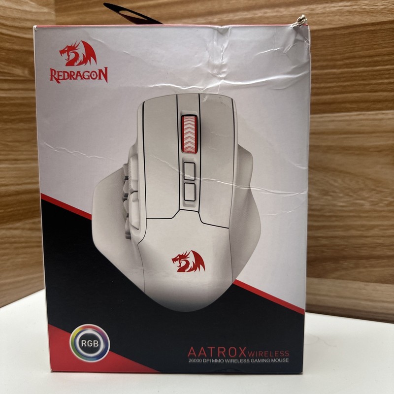 Aatrox Wireless 26000 Dpi MMO Gaming Mouse - STOCK CLEARANCE