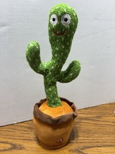 Tiktok Dancing Cactus Repeats Talking Plush Toy Singing Musical Toy Dances