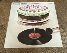 The Rolling Stones Let It Bleed Vintage Vinyl LP London Record NPS-4-VG+/XLNT