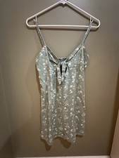 PacSun Lottie Moss Green Floral Mini Dress small
