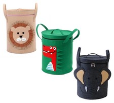 Large Soft Toy Storage Basket Organizer Bag Kid Playroom Storage Bin Clothes Box