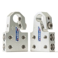 Lead Acid Battery Terminal Clamps Positive Negative Set for SAE/DIN Top Post