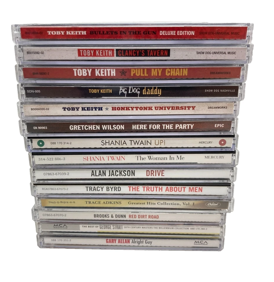 90's 2000's Country Western Music CD Lot 14 TOBY SHANIA GEORGE ALAN BROOKS Foto 2 de 4
