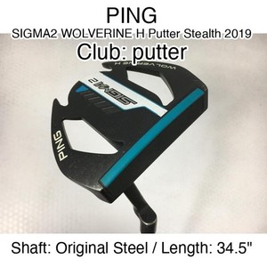 Ping Sigma Wolverine Putter for sale | eBay