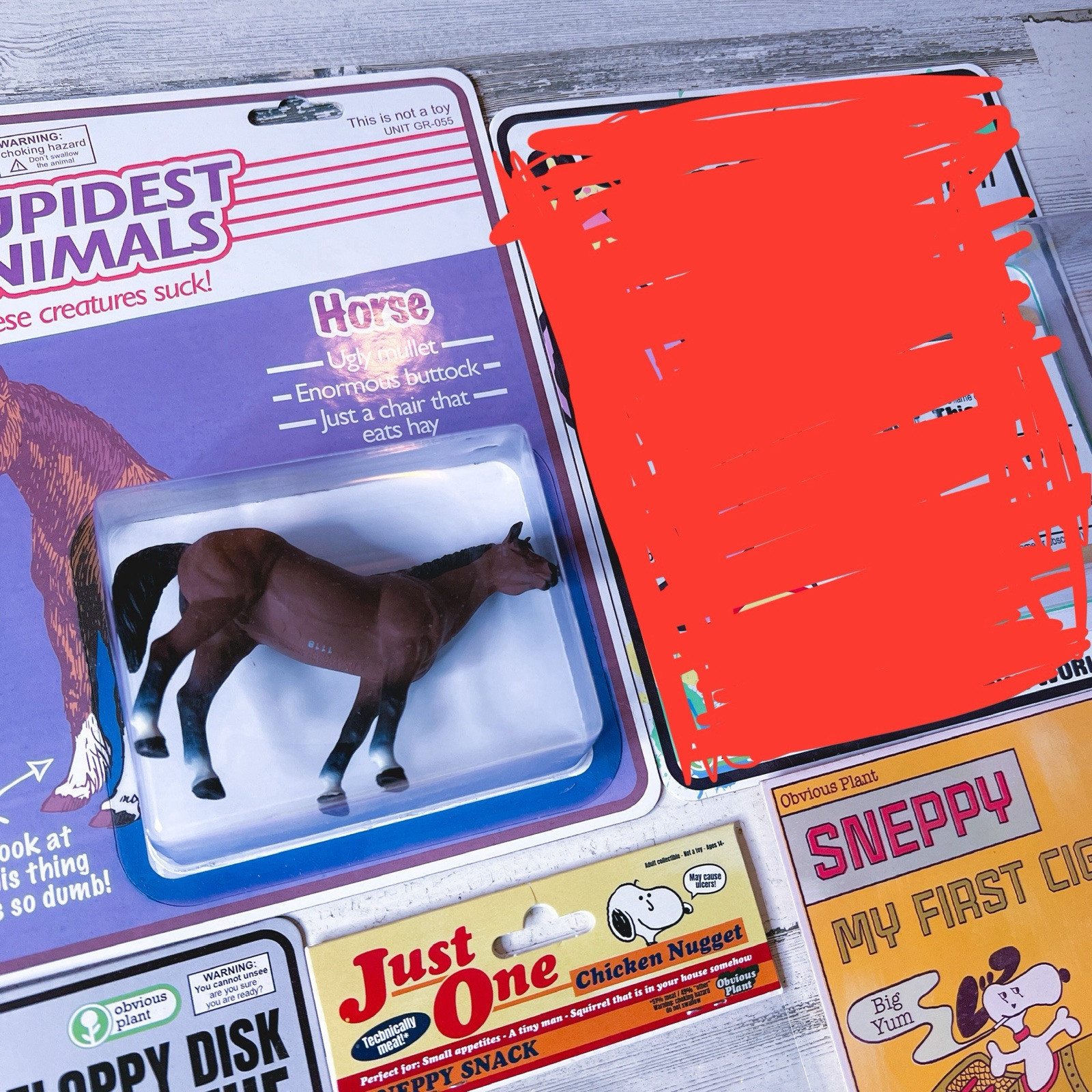 17pc Obvious Plant Toy Collectible Lot RARE Corn man Sneppy Stupidest Animal