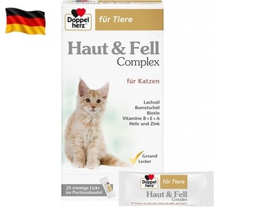 Haut und Fell Complex für Katzen - Mit wichtigen Omega-3 und Omega-6 
