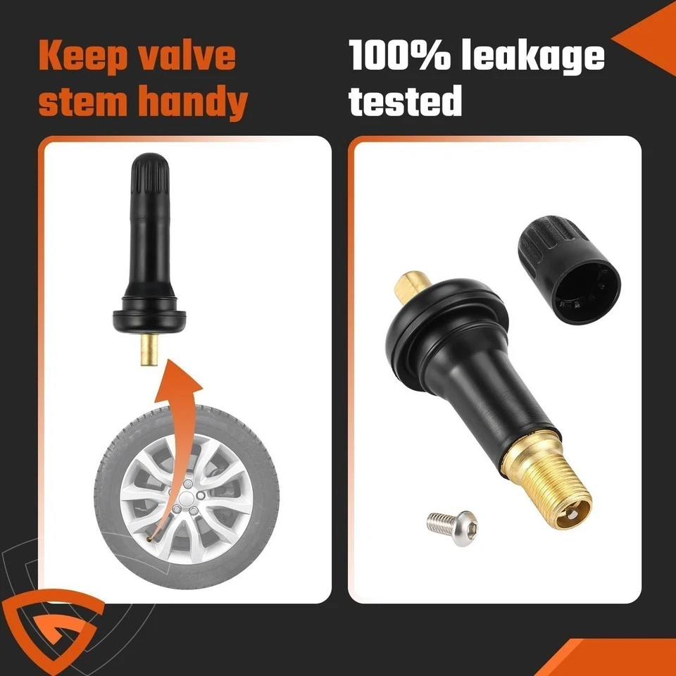 50pcs TPMS Tire Pressure Sensor Valve Stem Service Kit For 17-20008 20008 50X - Image 2 of 4