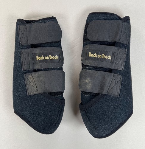 Back on Track Black Classic Therapeutic Exercise Support Boots (Size M - Hinds)