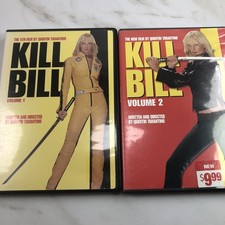 Kill Bill Volume 1 And 2 DVDs Quentin Tarantino BRAND NEW & SEALED Kill Bill Volume 1 And 2 DVDs Quentin Tarantino BRAND NEW & SEALED