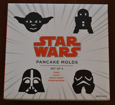 NEW IN BOX STAR WARS PANCAKE MOLDS WILLIAMS SONOMA YODA VADER R2 STORMTROOPER