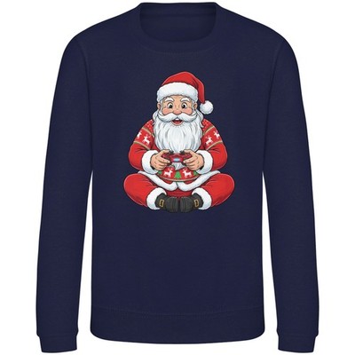 Weihnachten Santa Sweatshirt Gaming Pullover Geschenk für Jungen Mädchen