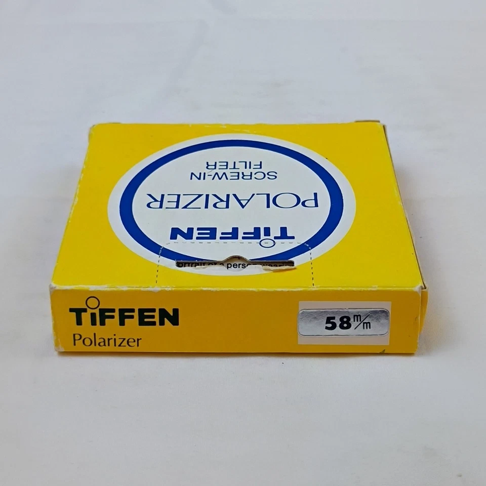 Vintage Tiffen Polarizer Screw-In 58mm Filter Made in Japan New - Image 4 of 4